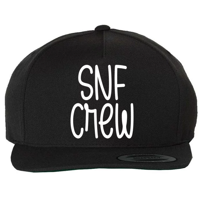 Snf Crew Nurse Skilled Nursing Facility Rn Gift Wool Snapback Cap