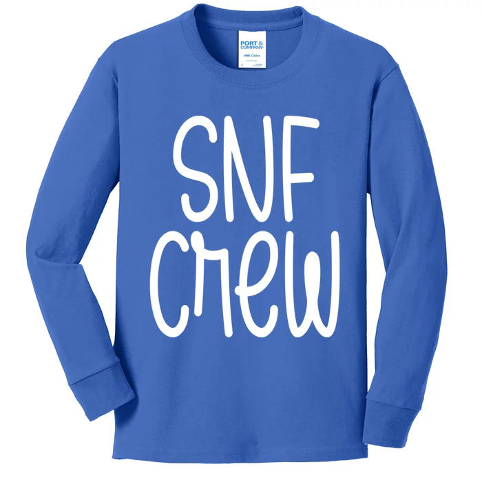 Snf Crew Nurse Skilled Nursing Facility Rn Gift Kids Long Sleeve Shirt