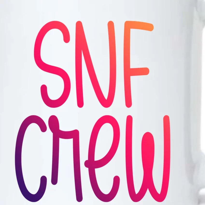 Snf Crew Nurse Skilled Nursing Facility Rn Cool Gift Black Color Changing Mug