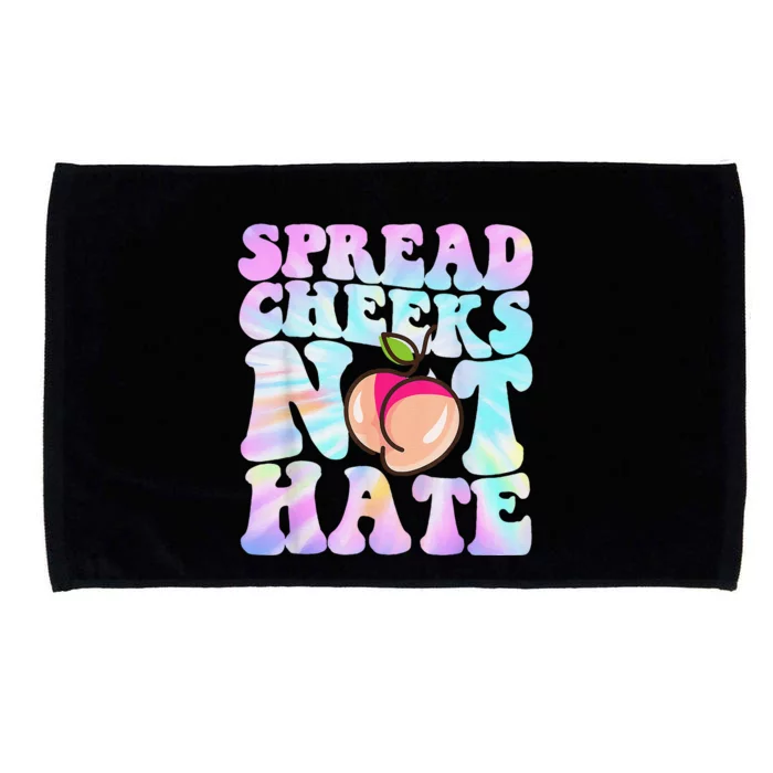 Spread Cheeks Not Hate Fitness Workout Funny Gym Microfiber Hand Towel