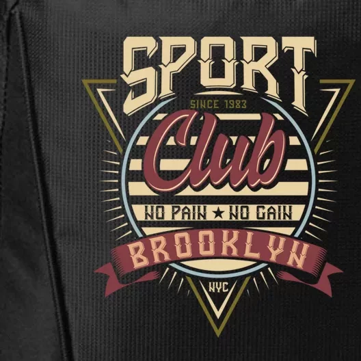 Sport Club No Pain No Gain Great Gift City Backpack