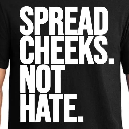 Spread Cheeks Not Hate Funny Gym Fitness And Workout Pajama Set