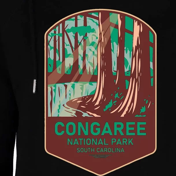 South Carolina National Park Congaree National Park Womens Funnel Neck Pullover Hood