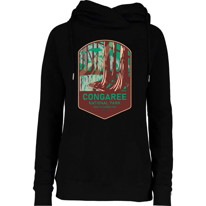 South Carolina National Park Congaree National Park Womens Funnel Neck Pullover Hood