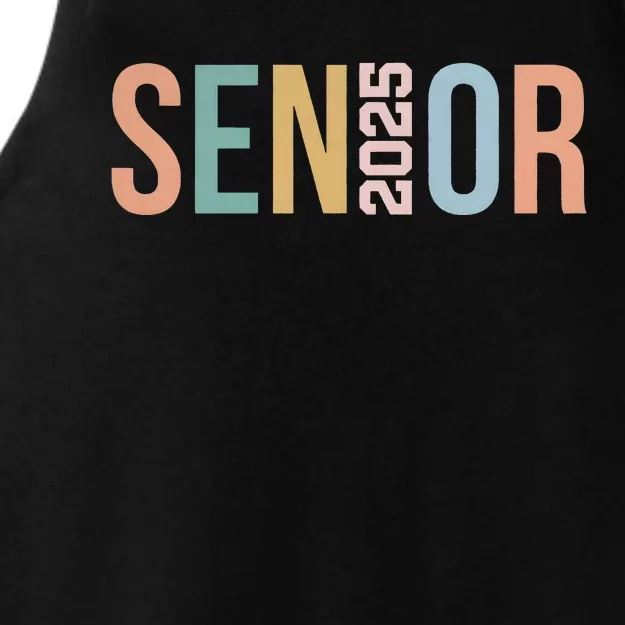 Senior Class Of 2025 Ladies Tri-Blend Wicking Tank