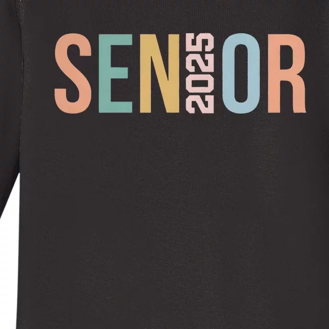 Senior Class Of 2025 Baby Long Sleeve Bodysuit