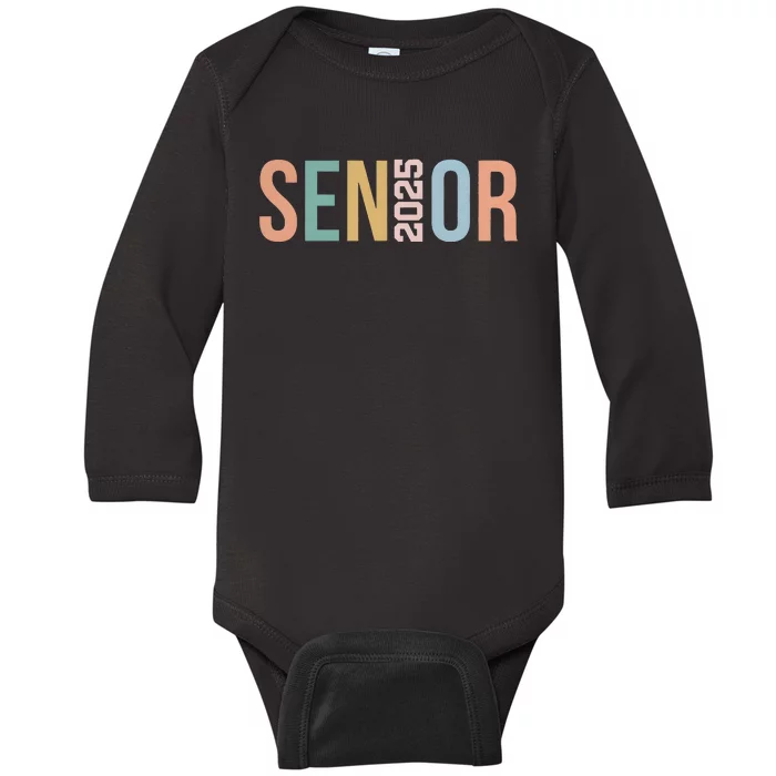 Senior Class Of 2025 Baby Long Sleeve Bodysuit