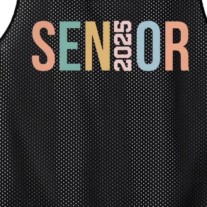 Senior Class Of 2025 Mesh Reversible Basketball Jersey Tank