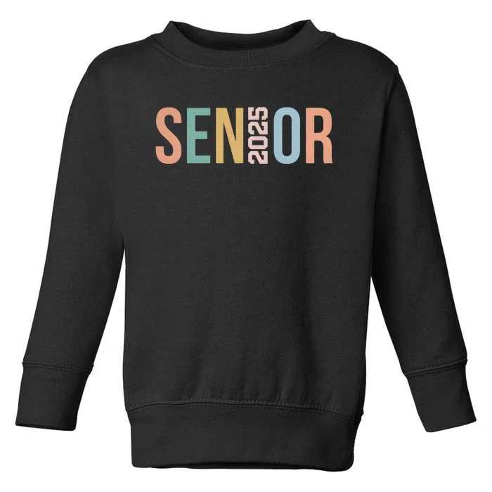 Senior Class Of 2025 Toddler Sweatshirt