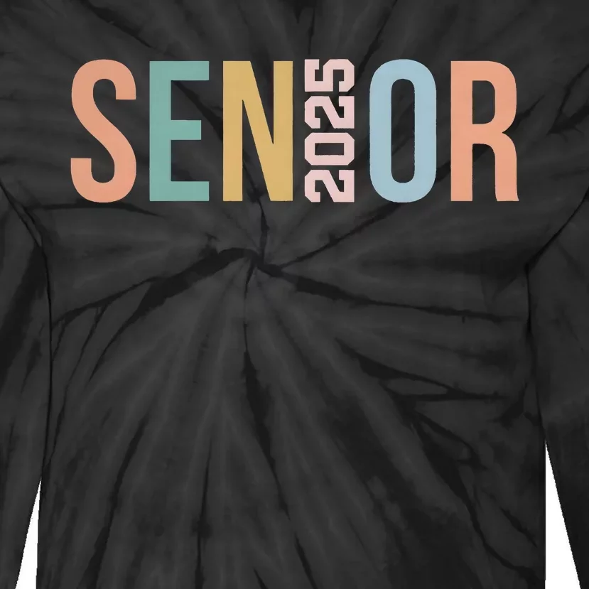 Senior Class Of 2025 Tie-Dye Long Sleeve Shirt