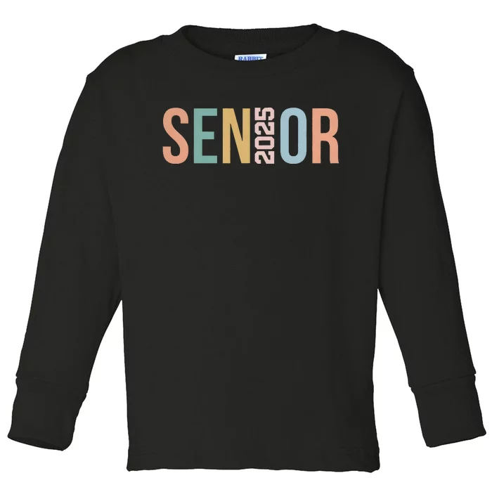 Senior Class Of 2025 Toddler Long Sleeve Shirt