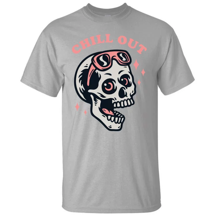 Skeleton Chill Out Tall T-Shirt