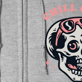 Skeleton Chill Out Full Zip Hoodie