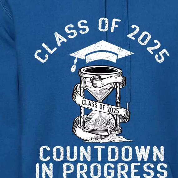 Senior Class Of 2025 Countdown To Graduation Gift Cool Gift Premium Hoodie