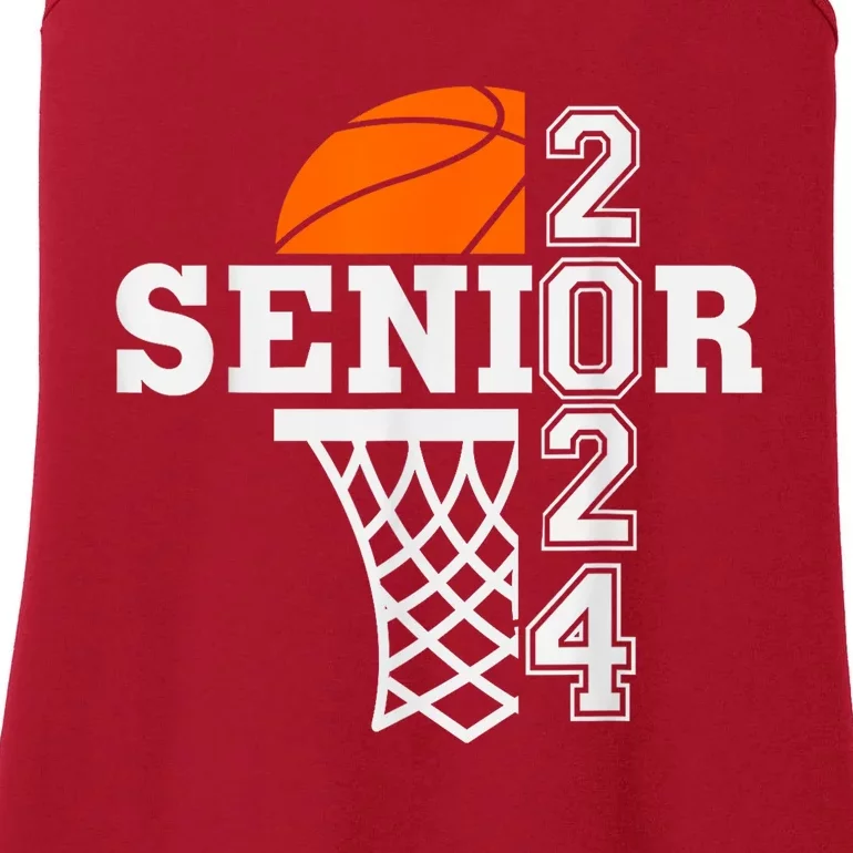 Senior Class Of 2024 Basketball Seniors Back To School Ladies Essential Tank