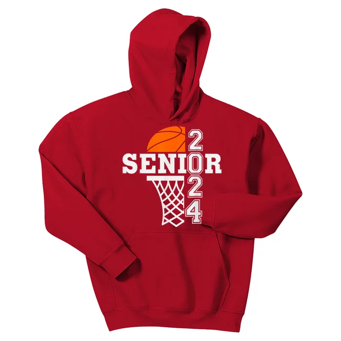 Senior Class Of 2024 Basketball Seniors Back To School Kids Hoodie