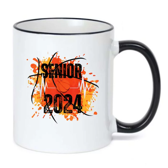 Senior Class Of 2024 Basketball Back To School Black Color Changing Mug