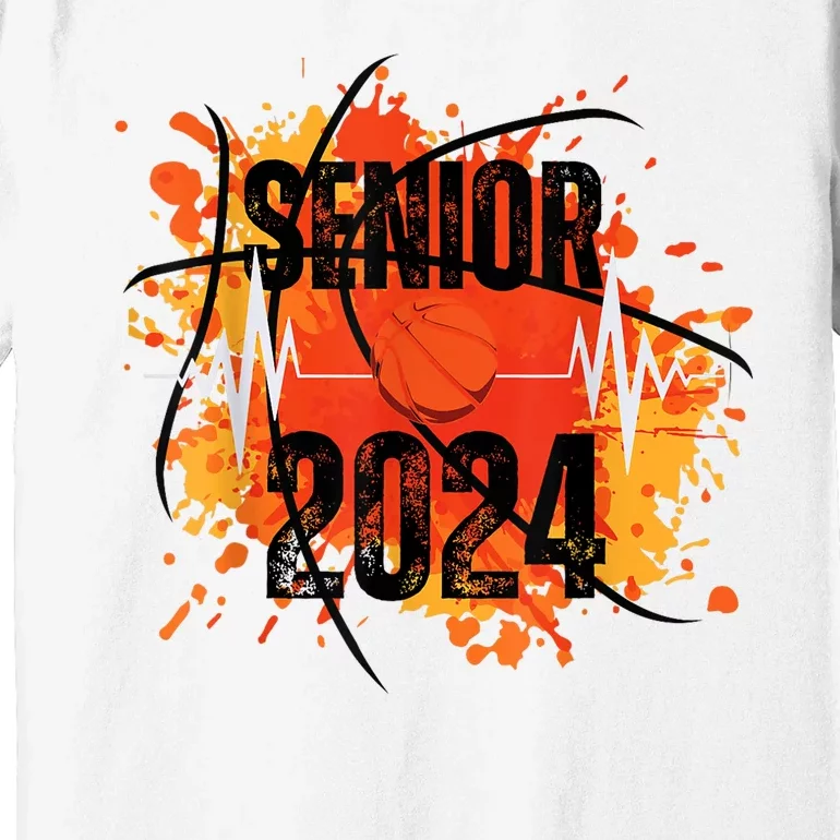 Senior Class Of 2024 Basketball Back To School Premium T-Shirt