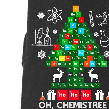 Science Christmas Oh Chemist Tree Chemistree Doggie 3-End Fleece Hoodie