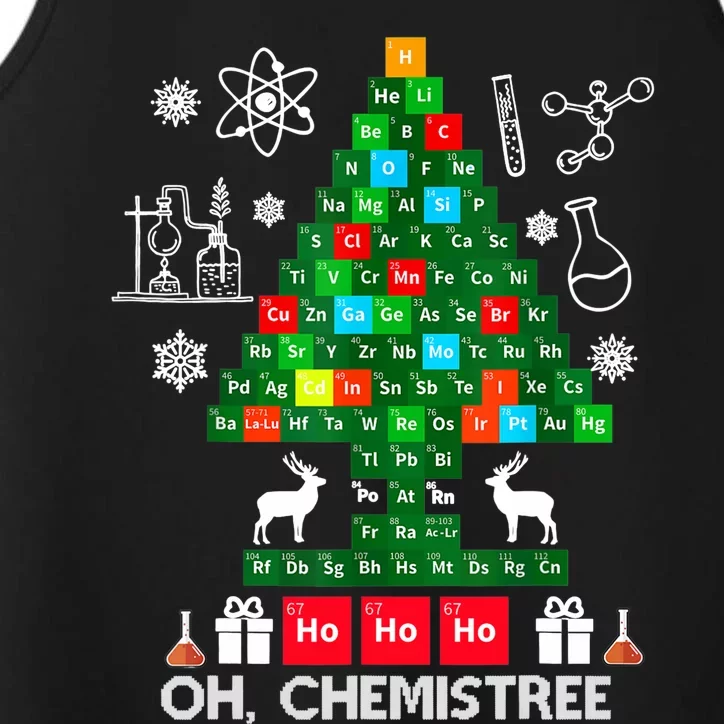 Science Christmas Oh Chemist Tree Chemistree Performance Tank