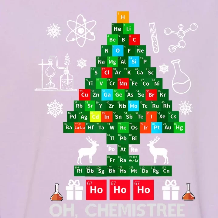 Science Christmas Oh Chemist Tree Chemistree Garment-Dyed Sweatshirt