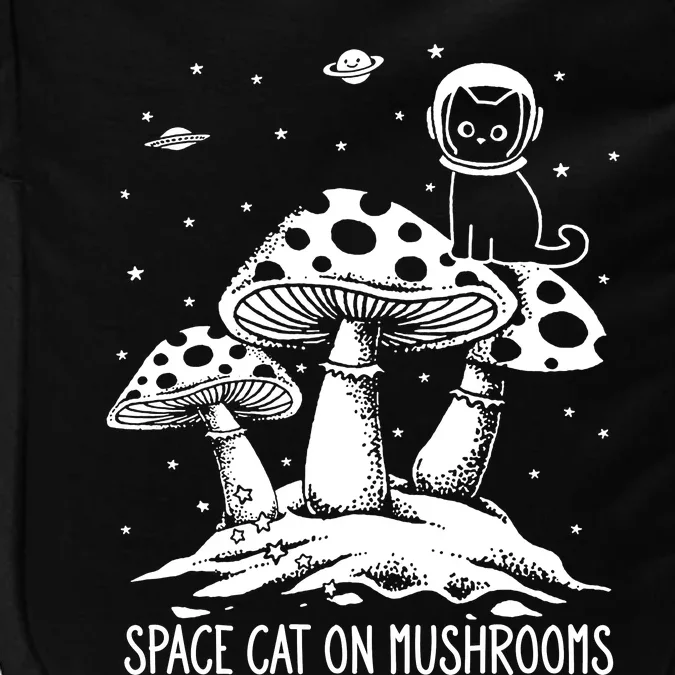 Space Cat On Mushrooms Impact Tech Backpack