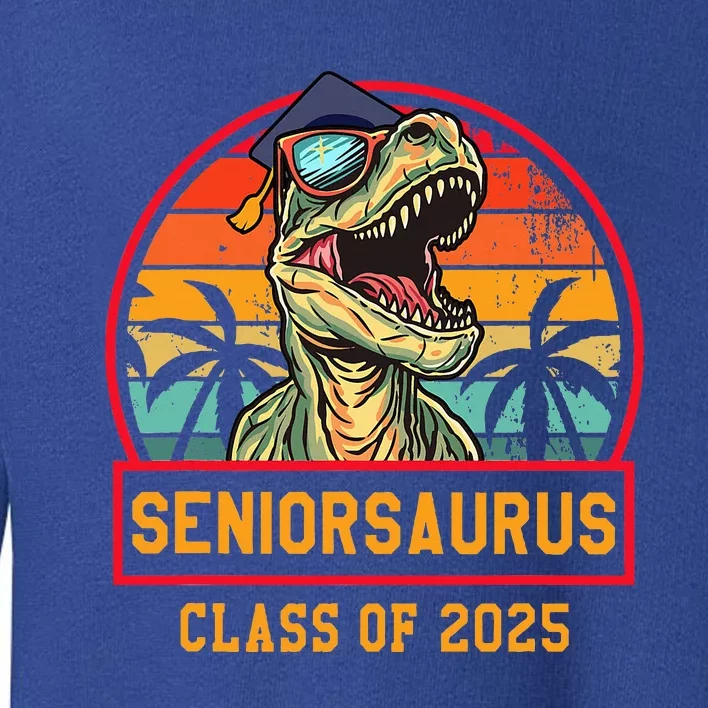 Seniorsaurus Class Of 2025 Senior Toddler Sweatshirt