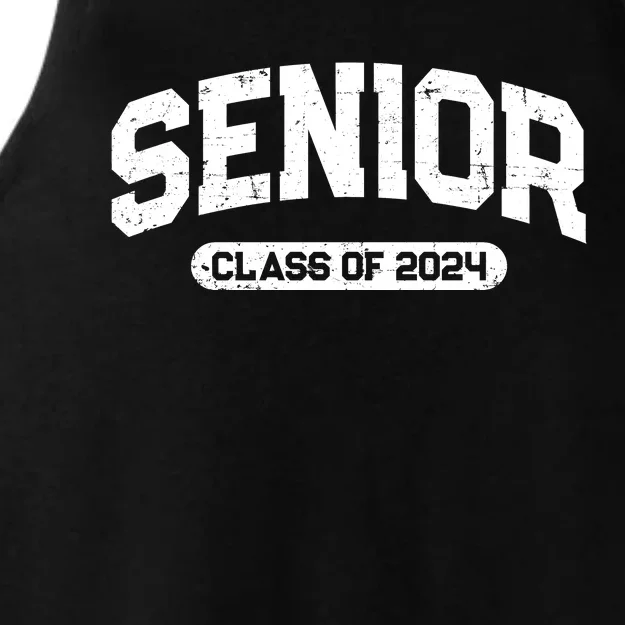 Senior Class Of 2024 Back To School Graduating In 2024 Ladies Tri-Blend Wicking Tank