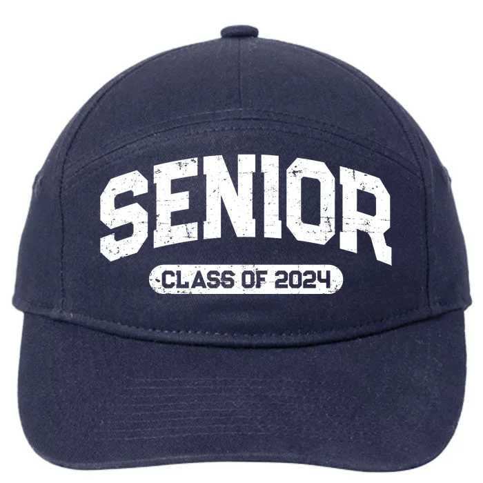 Senior Class Of 2024 Back To School Graduating In 2024 7-Panel Snapback Hat