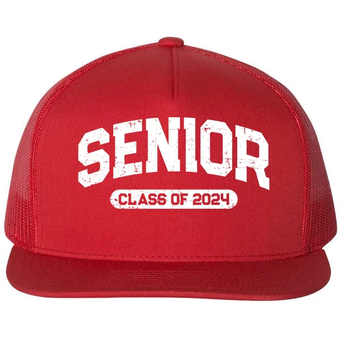 Senior Class Of 2024 Back To School Graduating In 2024 Flat Bill Trucker Hat