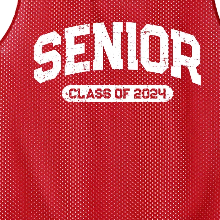 Senior Class Of 2024 Back To School Graduating In 2024 Mesh Reversible Basketball Jersey Tank