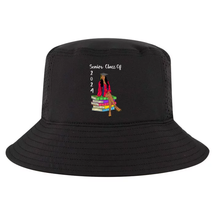 Senior Class Of 2024 Black Girl Graduation African Women Cool Comfort Performance Bucket Hat