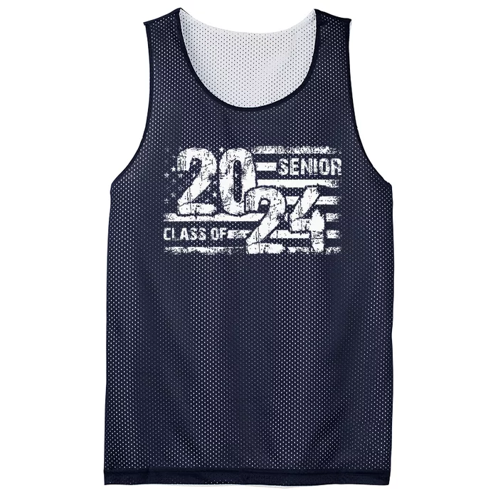 Senior Class Of 2024 Graduation 2024 Mesh Reversible Basketball Jersey