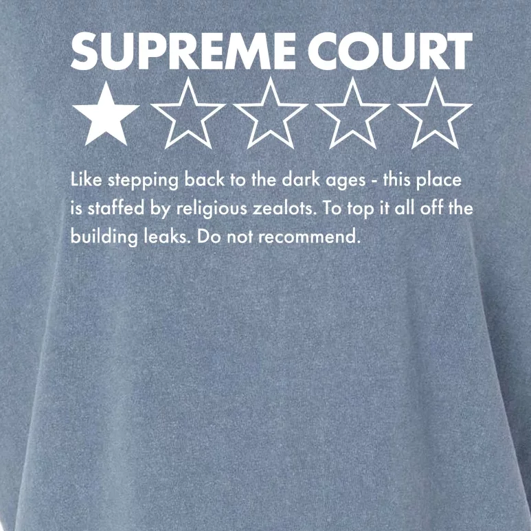 Supreme Court One Star Do Not Recommend Garment-Dyed Women's Muscle Tee