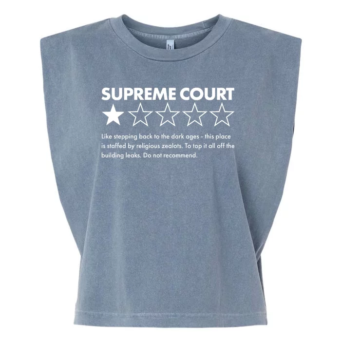 Supreme Court One Star Do Not Recommend Garment-Dyed Women's Muscle Tee