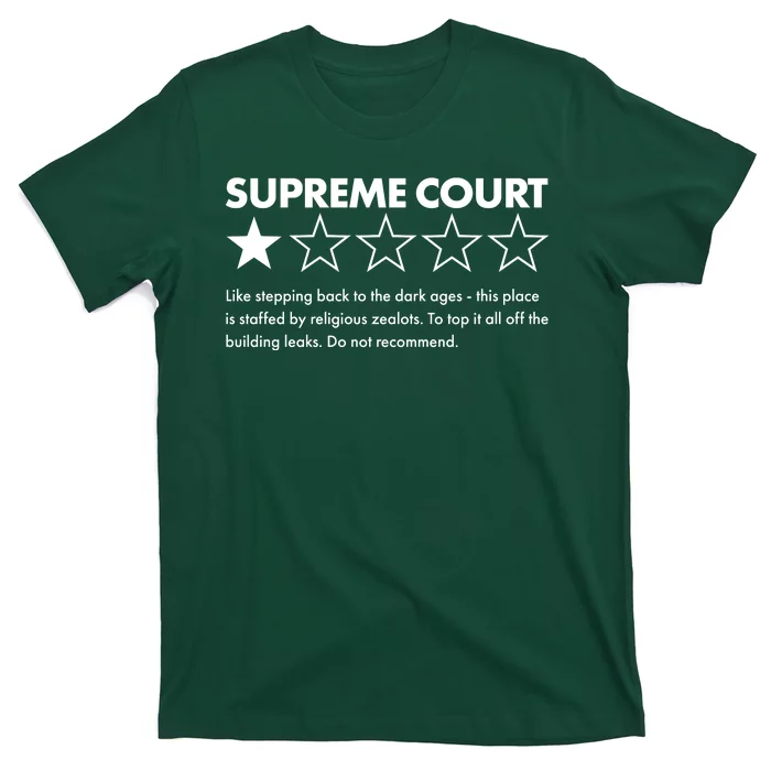 Supreme Court One Star Do Not Recommend T-Shirt