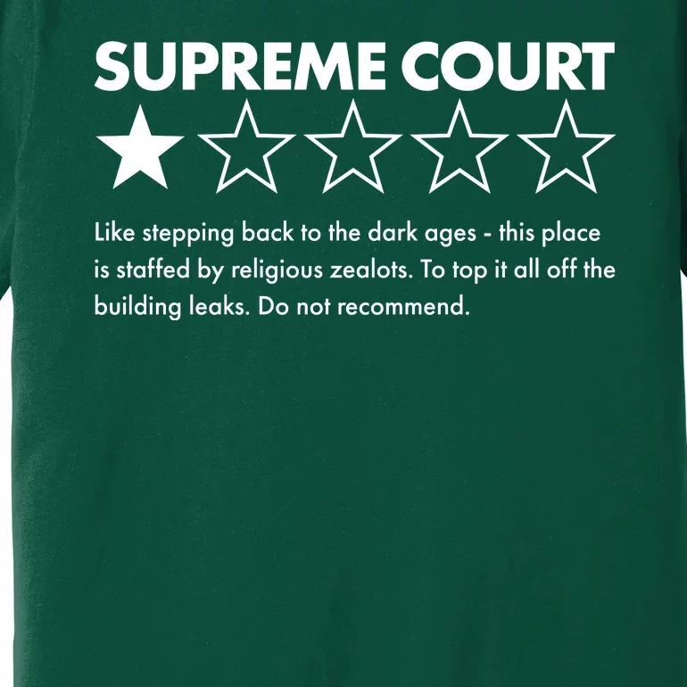 Supreme Court One Star Do Not Recommend Premium T-Shirt