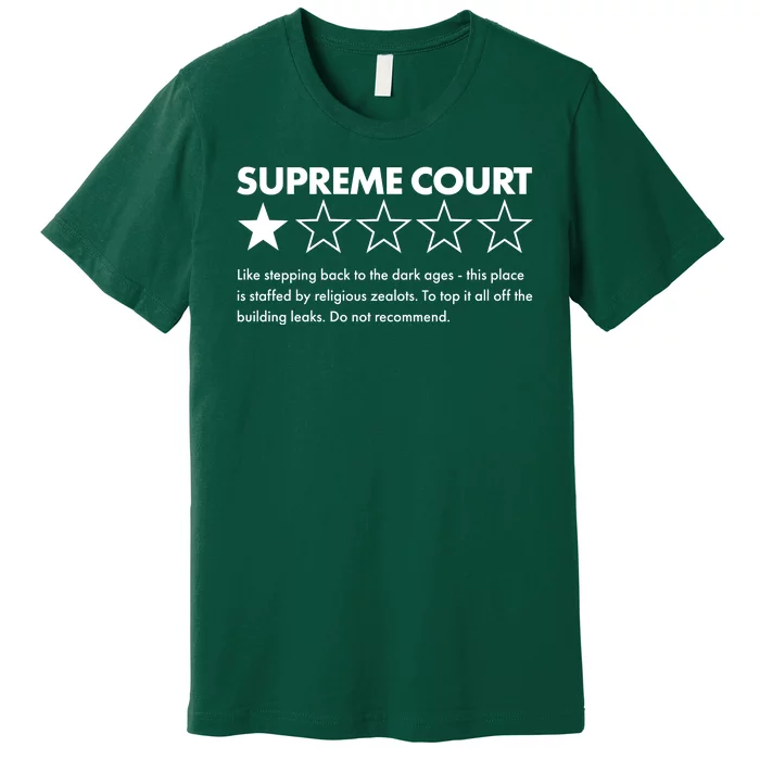 Supreme Court One Star Do Not Recommend Premium T-Shirt