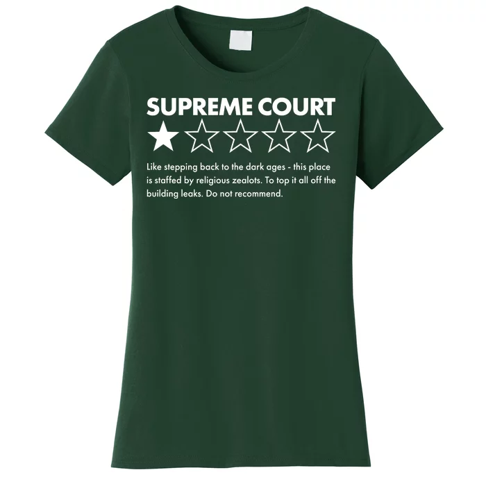 Supreme Court One Star Do Not Recommend Women's T-Shirt