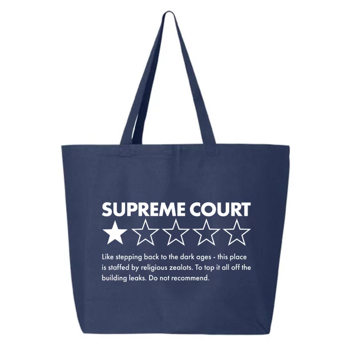 Supreme Court One Star Do Not Recommend 25L Jumbo Tote