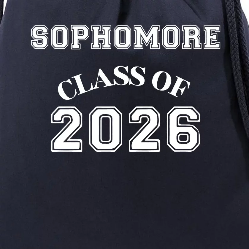 Sophomore Class Of 2026 Back To School Drawstring Bag