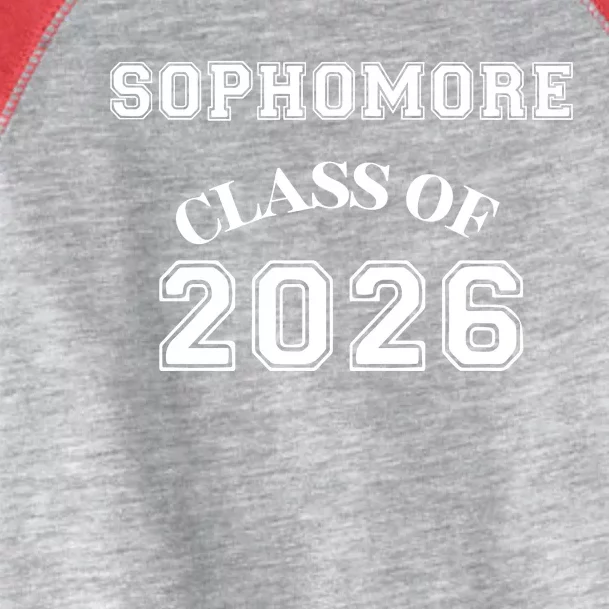 Sophomore Class Of 2026 Back To School Toddler Fine Jersey T-Shirt