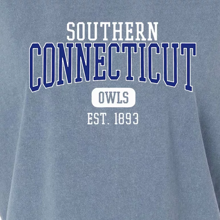 Southern Connecticut Owl Est. Date Garment-Dyed Women's Muscle Tee