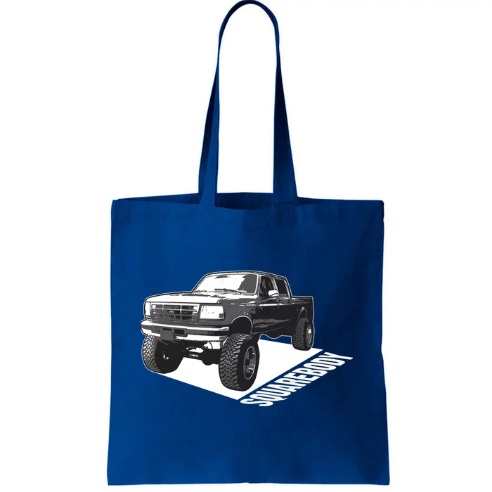 Squarebody Cute Old School Body Car Truck Lover Gift Tote Bag