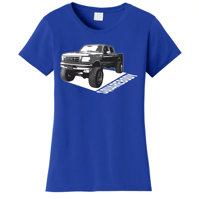 Squarebody Cute Old School Body Car Truck Lover Gift Women's T-Shirt