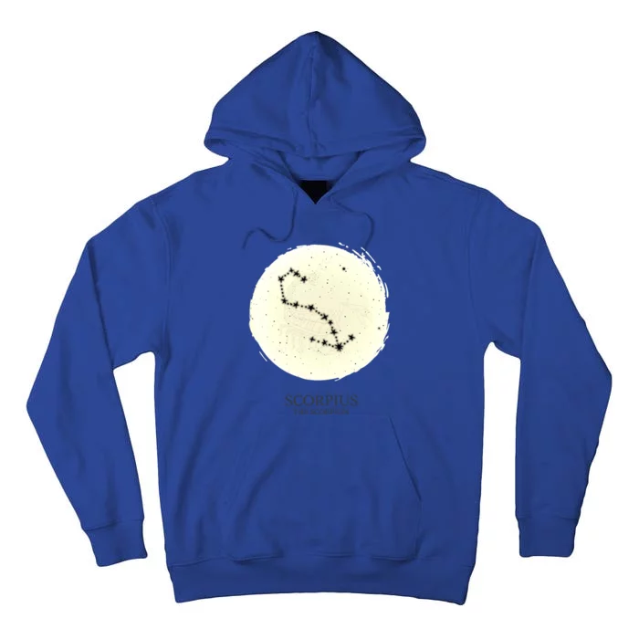 Scorpio Constellation Of The Zodiac Scorpius Star Astrology Gift Tall Hoodie