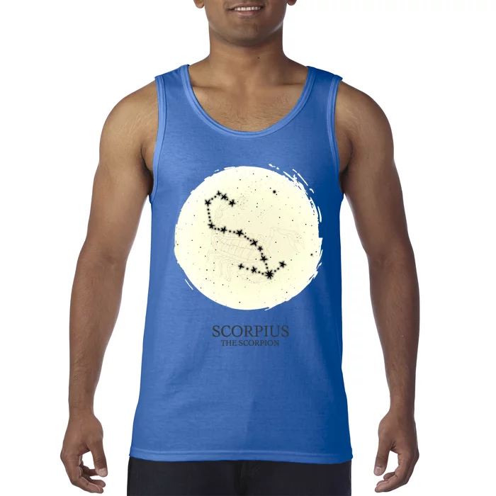 Scorpio Constellation Of The Zodiac Scorpius Star Astrology Gift Tank Top