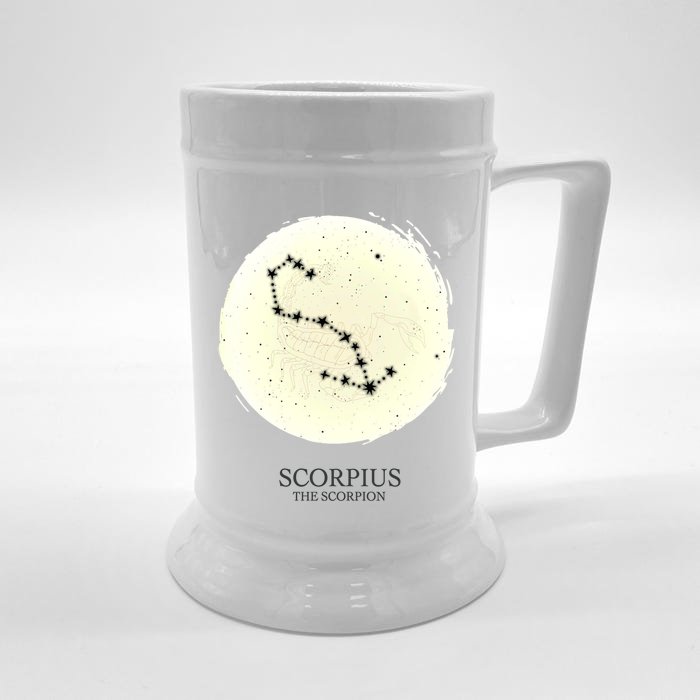 Scorpio Constellation Of The Zodiac Scorpius Star Astrology Gift Front & Back Beer Stein