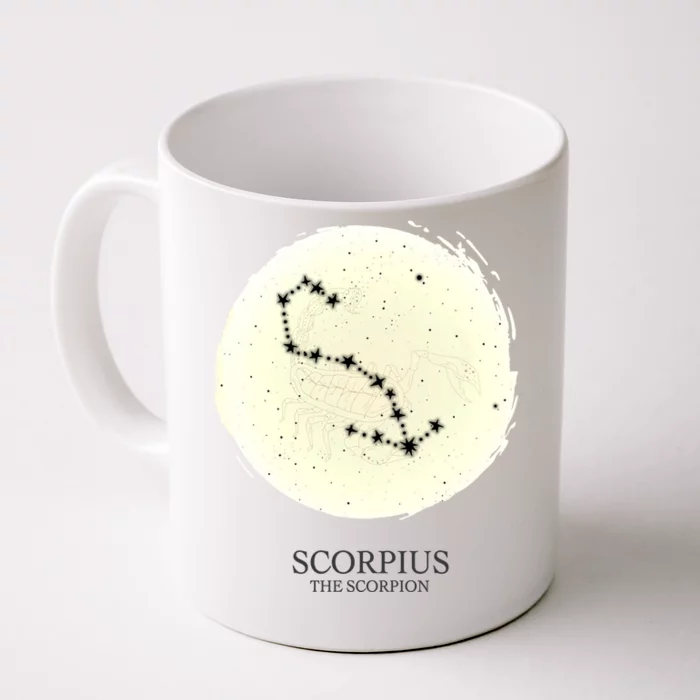 Scorpio Constellation Of The Zodiac Scorpius Star Astrology Gift Front & Back Coffee Mug