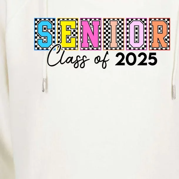 Senior Class Of 2025 Womens Funnel Neck Pullover Hood